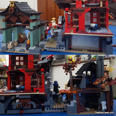 LEGO Ninjago Temple Of Airjitzu set 70751 side view