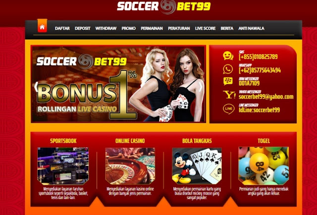 SoccerBet99 situs agen bola terpercaya game terlengkap