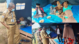 Dikunjungi Bupati, Pengungsi Asal Tappalang Bersyukur Tidak Digigit Yamuk Lagi