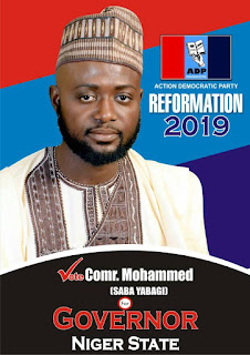 VOTE: Mohammed Saba Yabagi As Niger State Governor 2019