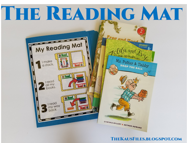 The Reading Mat will provide your students with a visual reminder of how to keep track of what they are reading and build stamina! This system will also encourage your students to reread and build their fluency during Reader's Workshop and Read to Self (Daily 5)! TheKausFiles.blogspot.com