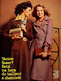 artigo moda inverno revista Manequim - 1975