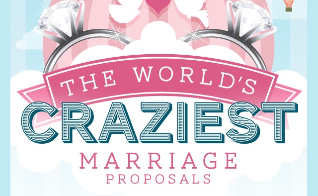 Image: The Worlds Craziest Marriage Proposals #infographic