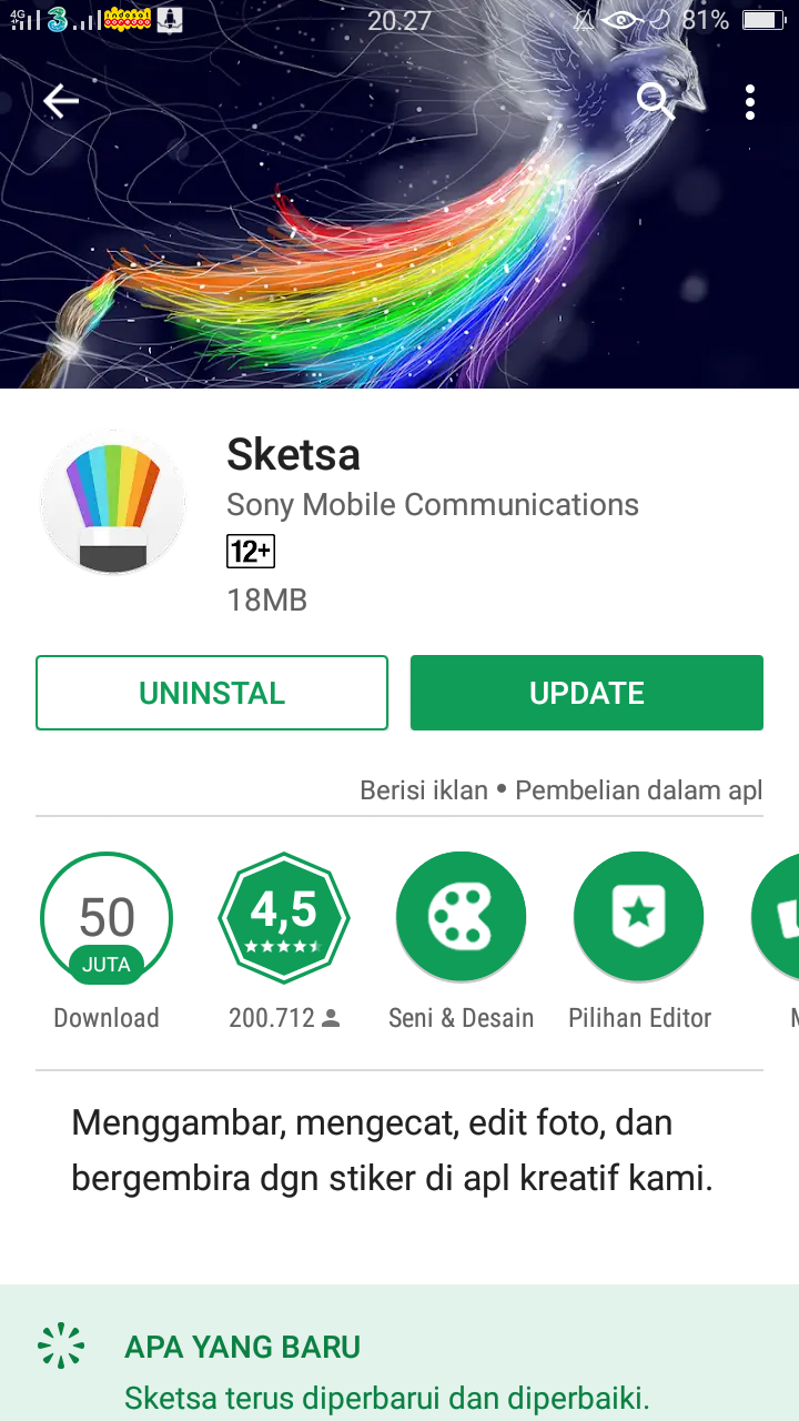 Jejak Pena Lish Adnan Aplikasi Untuk Menggambar Di HP Android