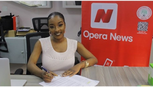 Ex BBNaija Housemate, Avala Becomes Opera News Brand Ambassador (Photos)