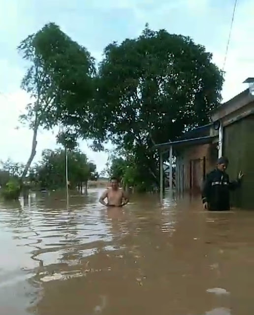 Diguyur Hujan Beberapa Jam Saja, Kampung Tembesi Tower Sagulung Kota Batam Terendam Banjir