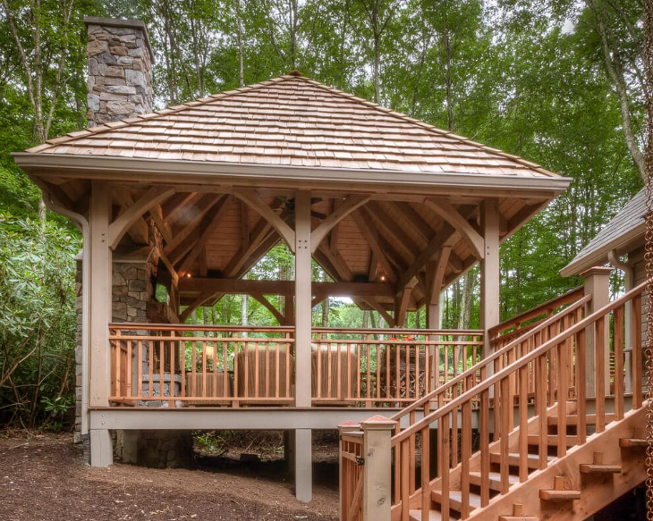 wooden-gazebo-kits-costco