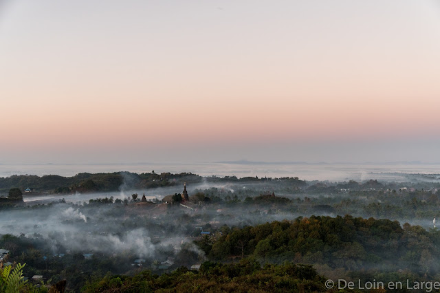 Vue Pagode Shwetaung-Mrauk-U-Birmanie-Myanmar