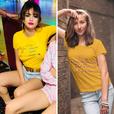 Selena Gomez Never Underestimate The Power of a Woman T-Shirt