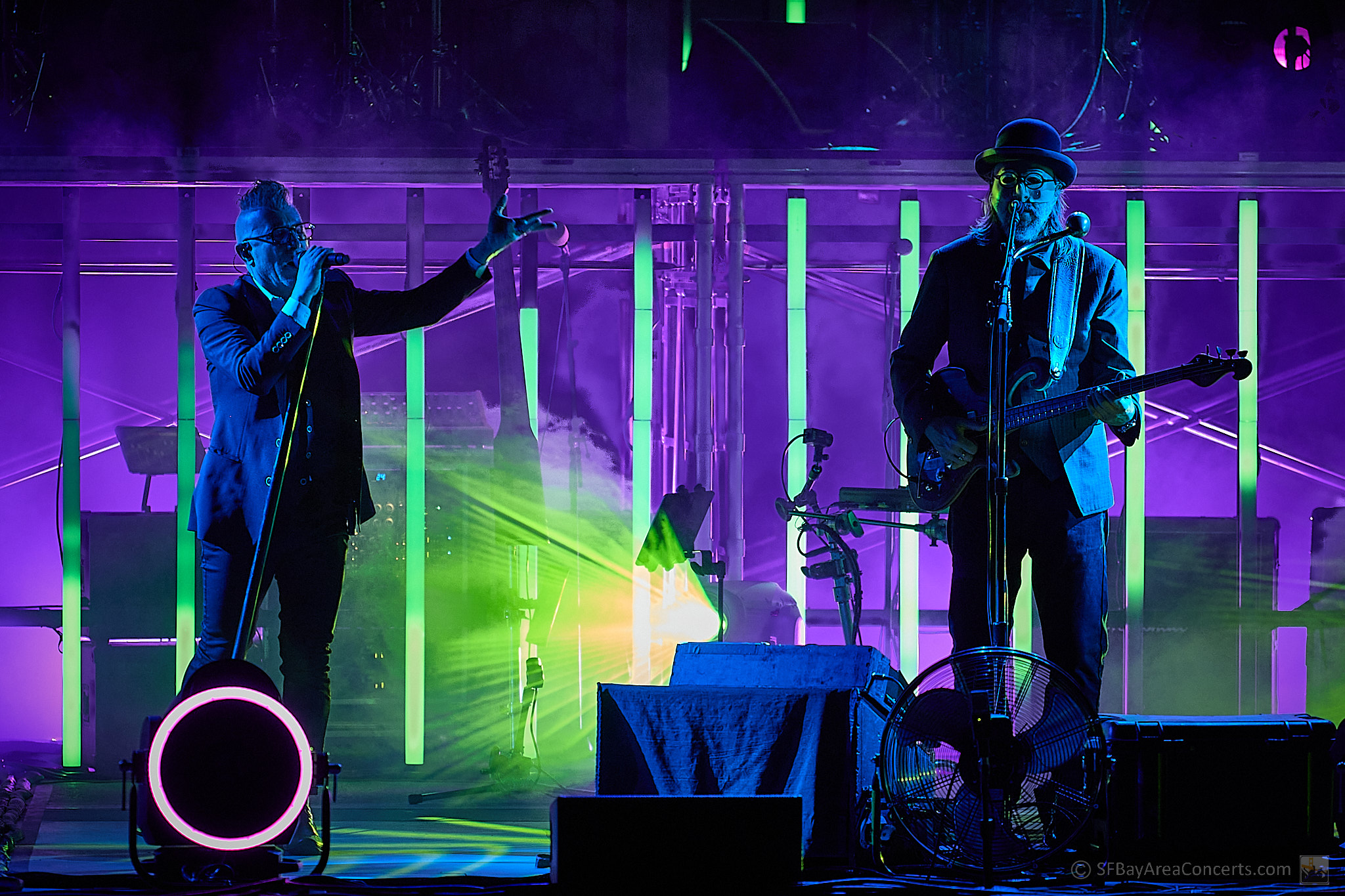 Maynard James Keenan & Les Claypool @ the Greek Theatre (Photo: Kevin Keating)