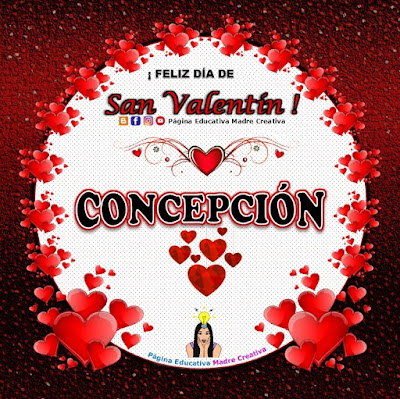 Feliz Día de San Valentín - Nombre Concepción