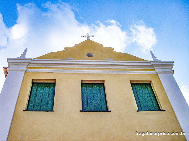 Igreja do Rosarinho dos Pretos de Cachoeira na Bahia