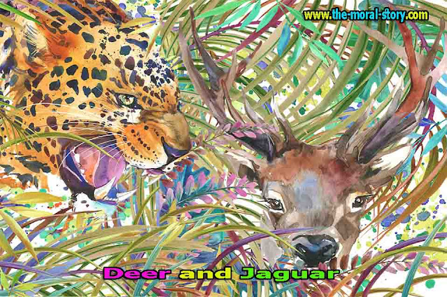short story of deer and jaguar in hindi with moralshort story of deer and jaguar in hindi for kids