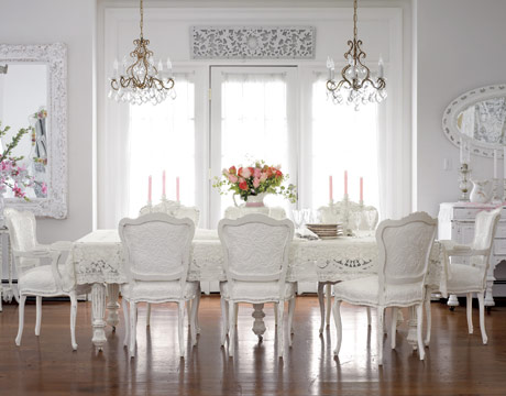 White Dining Room Chairs Modern