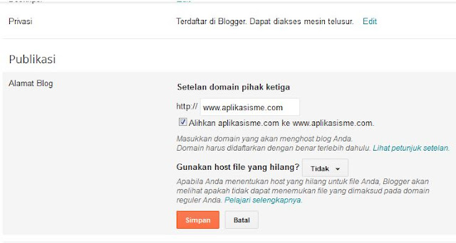 ganti domain blog, domain tld, ganti domain tld blog, domain blog, setting domain untuk blogger, setting domain blog