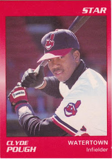 Clyde Pough 1990 Watertown Indians card