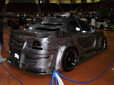 Modified Wira Aeroback with Extreme body kit