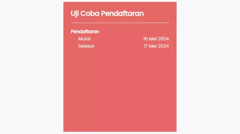 Jadwal Uji Coba PPDB SD Surabaya 2024