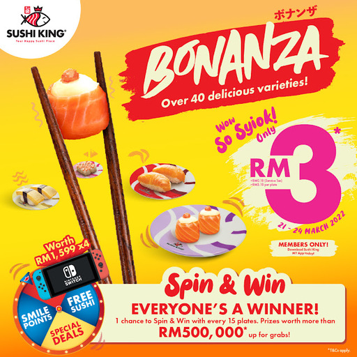 Sushi king bonanza