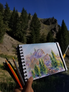 sketch @ bald mountain idaho