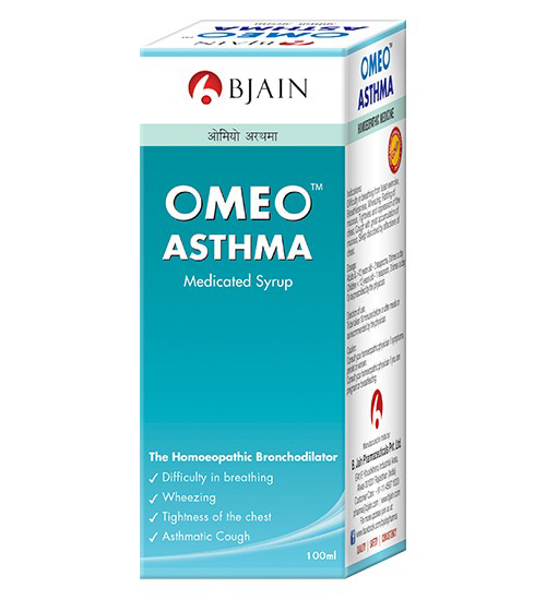 Omeo Asthma Syrup Bjain Pharma India Available in Pakistan