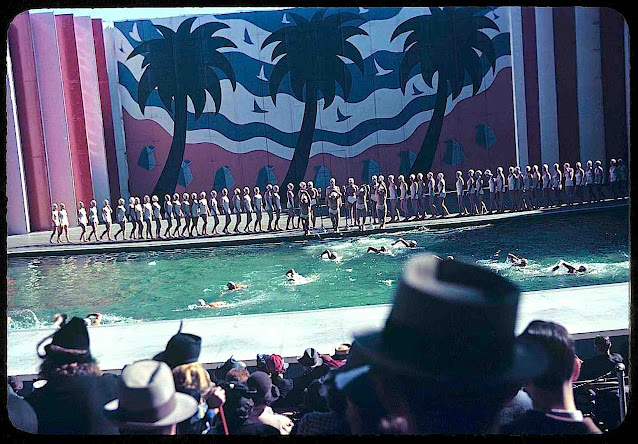 a photograph at the 1939 New York World's Fair Aquacade