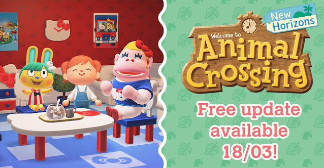 Animal Crossing: New Horizons Atualização Update