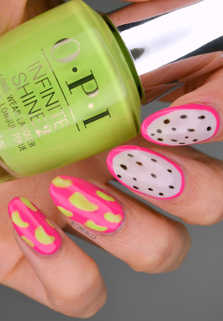 Dragonfruit Nail Art