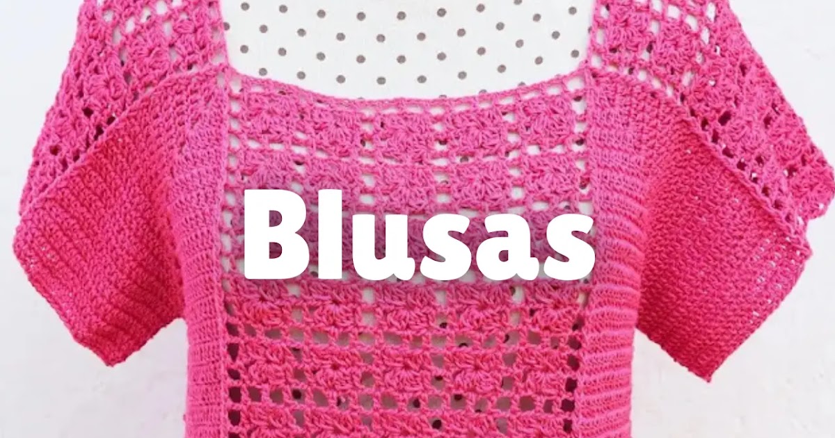 Blusa Tejida a CROCHET Fácil y Rápido, paso a paso