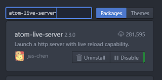 Cara Mengaktifkan Live Server Atom dengan Mudah