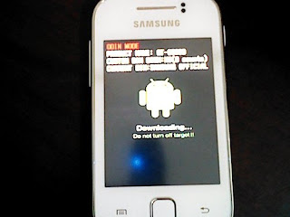 How to change firmware version for Galaxy Y