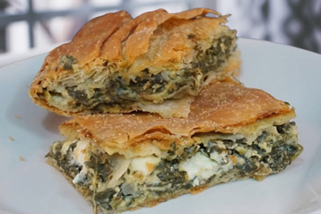 Hortopita: A Greek Vegetable Pie with Greens