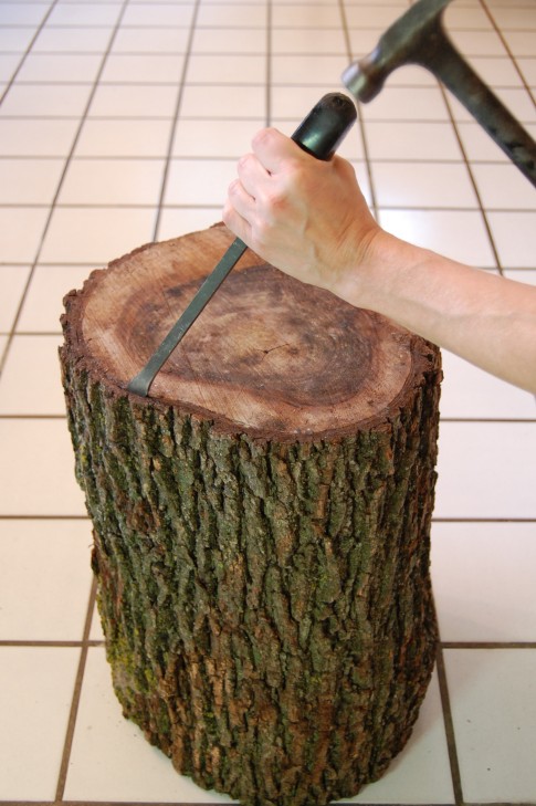 Vivian Was Here: DIY Tree Stump Table
