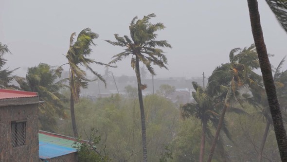 Tempestade tropical severa coloca centro e sul de Moçambique em alerta