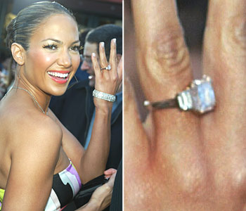 jennifer lopez engagement ring