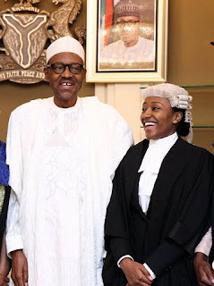 3 of President Buhari's Daughter Graduate, 1 Call To bar; The President Celebrates