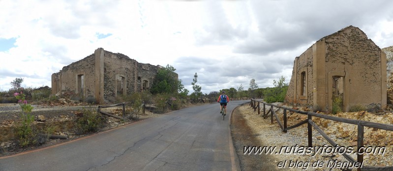 Castillo de las Guardas - Minas de Río Tinto en BTT