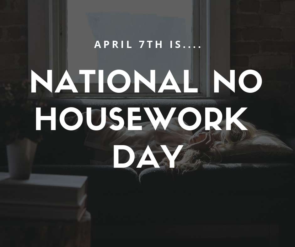 National No Housework Day Wishes Awesome Picture