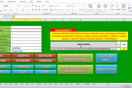Aplikasi Kinerja Guru dengan Microsoft Excel