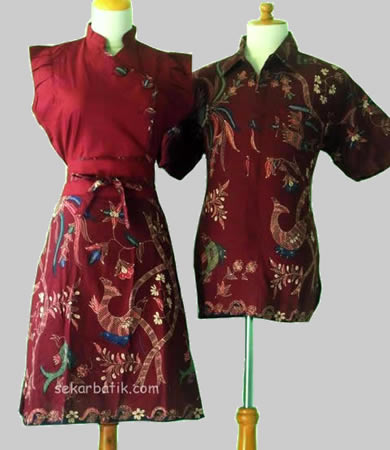 Baju Batik Couple Modern Terbaru Murah Online