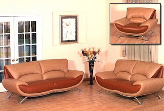 Contemporary Italian Leather Sofa Furniture