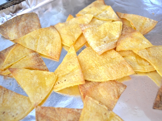 baked tortilla chips