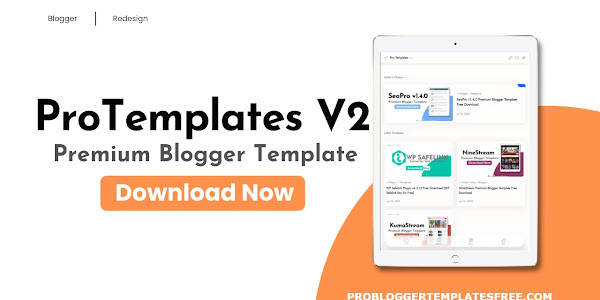 ProTemplates Edition v2 Premium Blogger Template for Blogspot Website