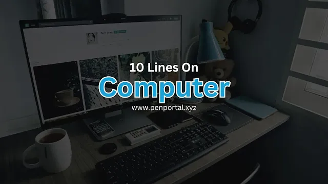 10 lines on computer