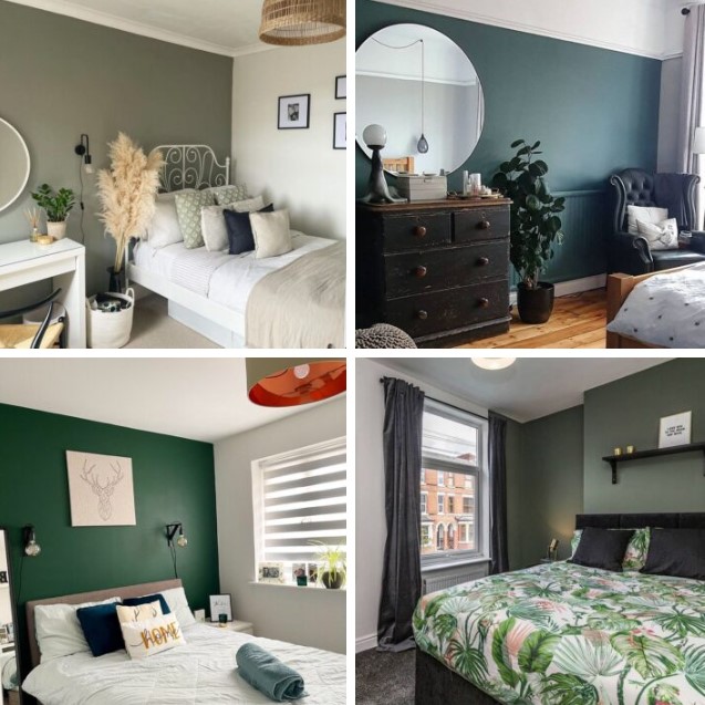 green bedroom design ideas pictures