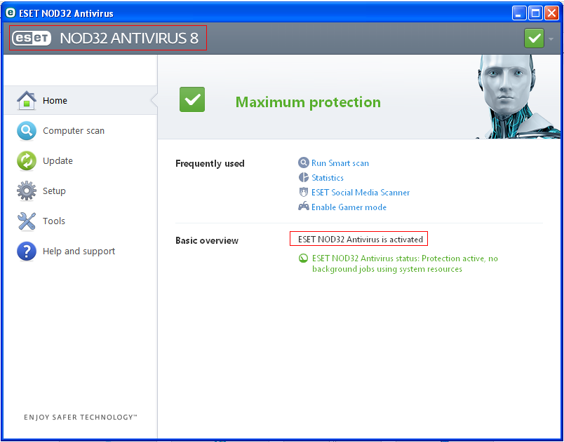 Screenshot of Download ESET Nod32 8 Username & Password With License + Activation Keys at XPCMasti.blogspot.com