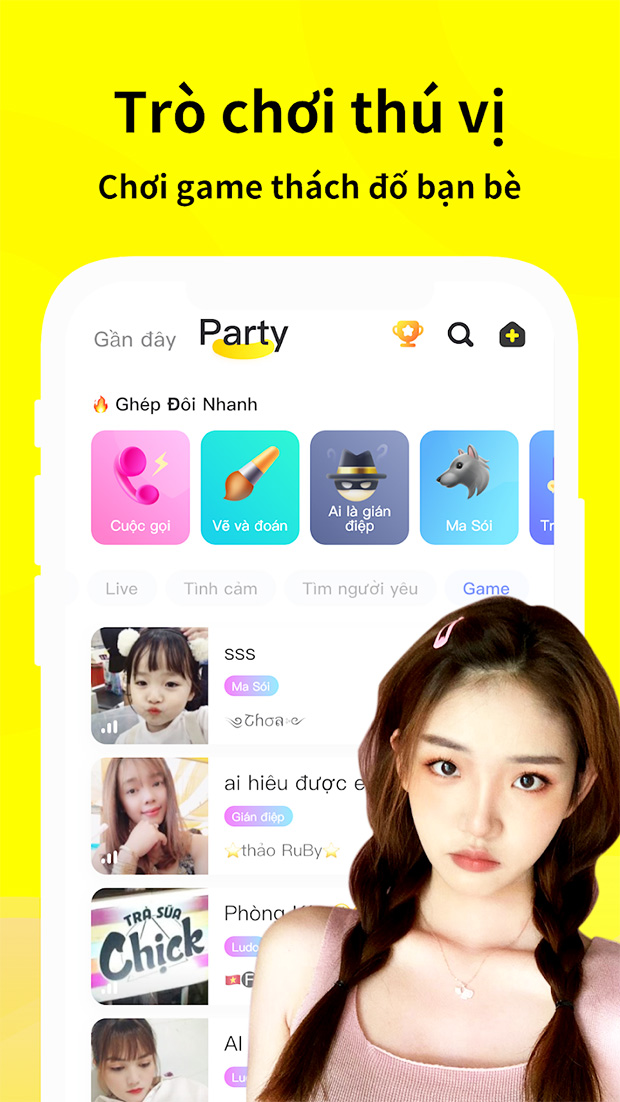 Tải Partying APP APK Chat, kết bạn online cho Android, PC, iOS b2