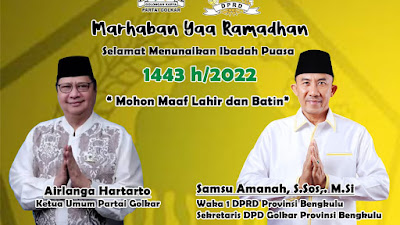 Sambut Bulan Suci Ramadhan 1443 H, Samsu Amanah : Mari saling memaafkan dan membersihkan jiwa