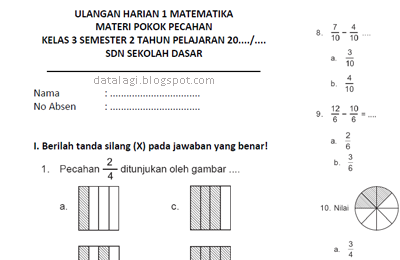 Download Soal UTS Ganjil Matematika Kelas  Download Soal UTS Ganjil Matematika Kelas 4 SD T.A 2015/2016  Rief AwaBlog : Download Kumpulan