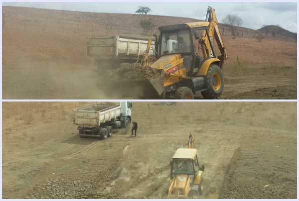 PREFEITURA ESTÁ REALIZANDO A LIMPEZA DA BARRAGEM DO LOGRADOURO  